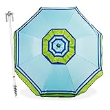 Ligera, funcional y con un actualizado diseño del Poste que, gracias a sus manetas, permite el buen enroscado. Girando esta manetas hacia arriba, se convierten en un perchero muy práctico. Nuestros parasoles cuentan con sistema patentado de espiral para insertar en la arena de forma rápida, fácil y segura. . El funcionamiento del poste puede comprobarlo en fotografía adjunta.