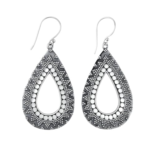Boucles d'oreilles argent 925 femme le cadeau unique de style ethnique