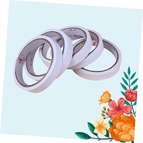 MAGICLULU 5 Pçs Fita De Scrapbook Fita Dupla Face Fita Dupla Face Fita Fotográfica Artes Fita Branca