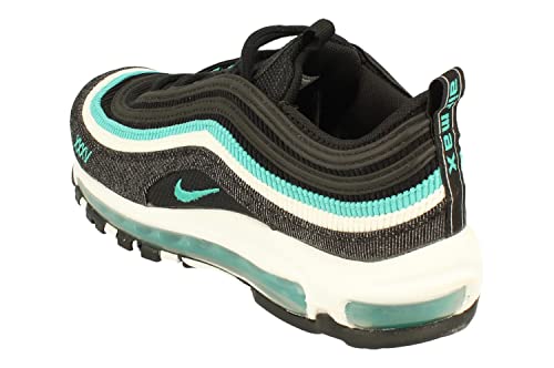 Nike Air Max 97 SE GS Running Trainers DN3275 Sneakers Shoes (UK 5 US 5.5Y EU 38, Black Sport Turquoise Summit White 001)2