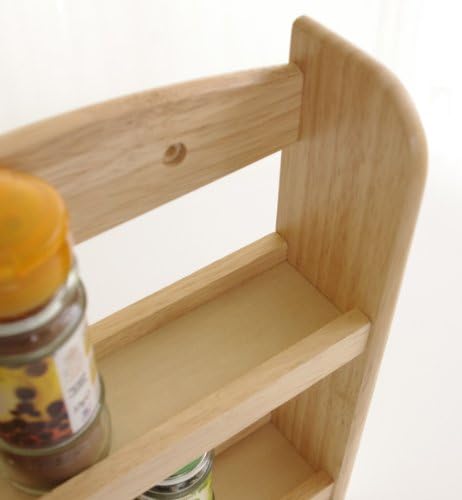 Wooden 2 Tier Spice Rack Holds upto 10 Jars