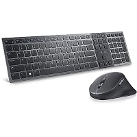 Dell Premier Wireless Keyboard and Mouse KM900, Rechargeable, Backlit