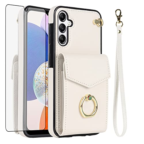 Coque Samsung S25+ anti-RFID avec verre trempé et support de carte intégré