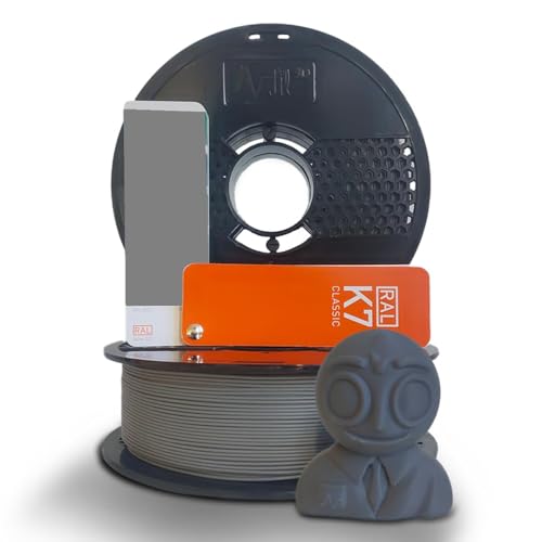 Image of NFIL3D Premium High Strength PLA+ Cement Grey 3D Printer Filament | Dimensional Accuracy + /- 0.015mm |1.75mm | Easy to Print, No Clogging,Smooth Finish,Tangle-Free |Compatible with All 3D Printers