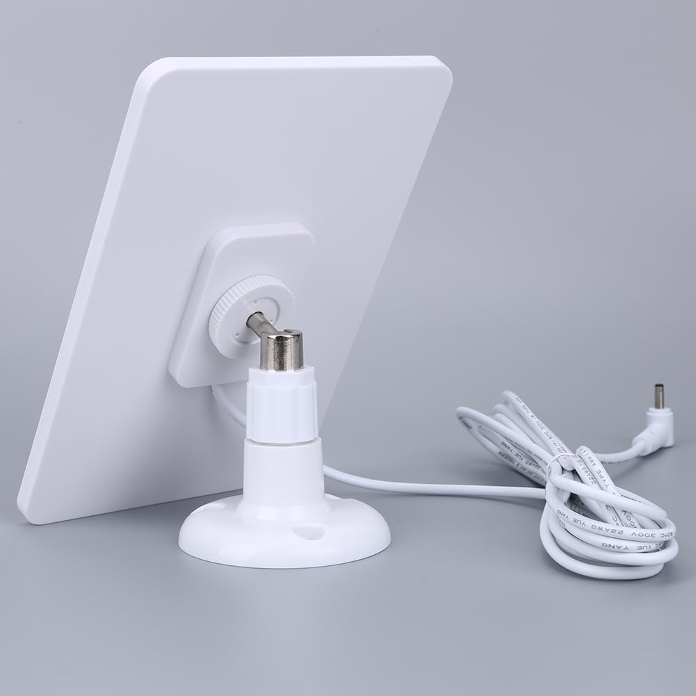Panele słoneczne, ładowarka do kamery monitoringu IP 20 W z 3-metrowym przewodem ładującym Panel słoneczny IP65 Uchwyt montażu na ścianie Pierścień Reflektor kamery/kamera typu Stick Up