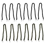 MOBUTOFU 12個 ブーツ スト レギンス 再利用可能 伸縮性 ロープ サイクリング ブーツ バンド 便利 ブラウジング スト アウトドア 用品 多機能 キャンプ バンド ポータブル ブラウジ