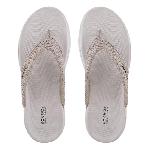 Campus Womens SL-402L Beige/BLK Flip-Flops - 8UK/India SL-402L (B0BCQTTRB8) Amazon Price History, Amazon Price Tracker