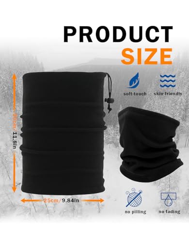 Winter Neck Warmer, Polar Fleece Neck Gaiter Warm Face Cover, Cold Weather Ski Face Mask Windproof for Men and Women2