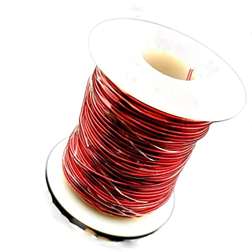 Pipe House 300g Magnetic Coil Winding Wire 0.2mm 0.80mm 0.09mm 1.0mm 0.3mm 0.65 0.04mm Enameled Copper Wire QA-1-155 Magnet Wire Soil Electronics (Color : 1.4mm, Size : Red)