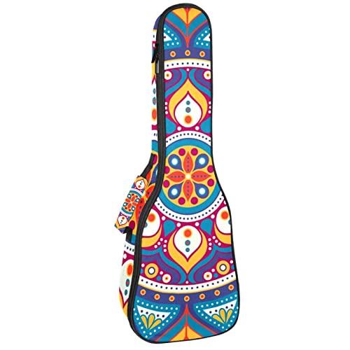 Sac à dos ukulélé pour les concerts et voyages mandala