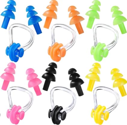 Zen Swimming Earplugs & Nose Clip Set – Soft Silicone, Reusable & Waterproof (3 Pc Set)-picture-16