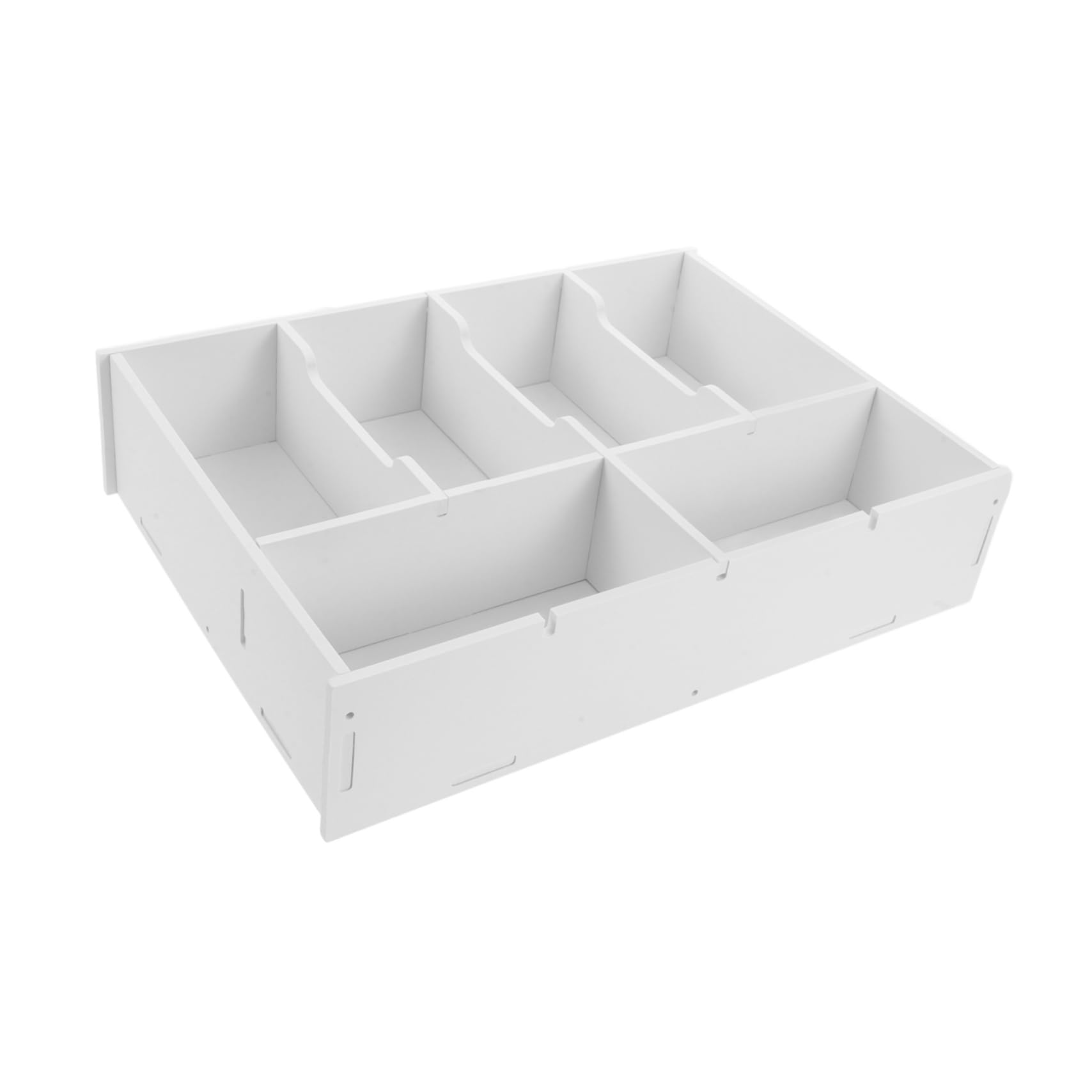 OUNONA Caja Organizadora Para Dinero Con 6 Compartimentos, Tamaño Compacto, Plástico Resistente, Separador Multifuncional Para Monedas y Billetes, Adecuado Para Oficina y Supermercado