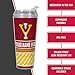 Rico Industries NCAA Virginia Military Institute Keydets Standard 24oz Personalized Tumbler W/Hinged Lid - Team Colored Travel Tumbler - Keeps Drinks Cold or Hot
