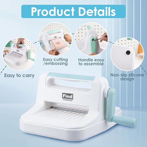 Manual Die Cutting Machine,Embossing Machine for Card Making Crafting, 6" Openning(Gift Box) - Image 5