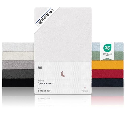 Blumtal® Sabana Bajera 90x190 de Rizo 2 pz - sabanas bajeras Suaves de 90x190 - Sabana Bajera con Certificado Oeko-Tex 100 - para colchones de hasta 25 cm de Altura - Sabana 90x190 - Color Blanco