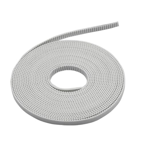 5/10M GT2�x���g PU�X�`�[�����C���[�^�C�~���O�v�[���[ GT2-6mm �I�[�v�������S���x���g ��6mm DIY�p CNC 3D�v�����^�[���i�p �o�C�N�p�h���C�u�x���g(White PU Steel Wire,10Meters)