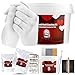 VIPNAJI Kit Calco Mani Famiglia 3D Set Completo di Gesso e Alginato per Scultura e Stampi per Impronte di Adulti e Bambini, Kit Calco Mani per stampi Mani Coppia e Famiglie, Regalo Idea per Lui e Lei