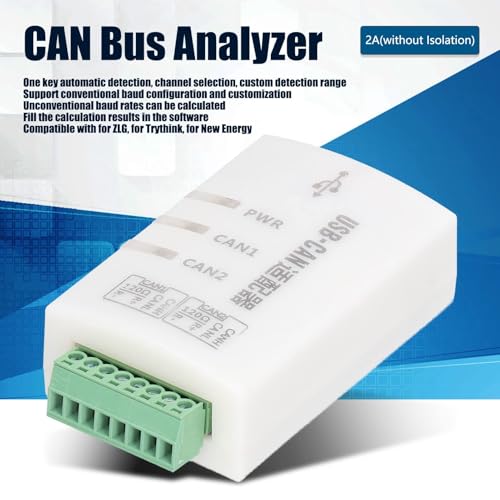 Analizador de Bus CAN adaptador USB premium de 2 canales para ZLG Trythink 2