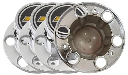 4Pcs Wheel Center Cap Hub Cap Chrome 6-Lug CM361 for Silverado C1500 Truck Blazer Suburban Jimmy 15