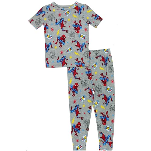 Marvel Spider-Man Toddler Boys Short Sleeve Viscose Pajama Set