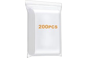 200 Clear Zip-Lock Bags for Small Treasures - 1 X 1 Inch