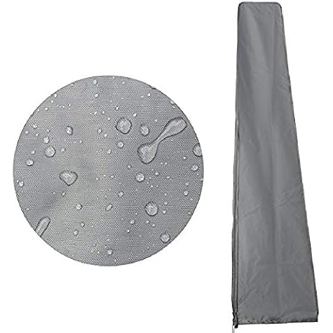Krollmann Schutzhülle in Grau für Sonnenschirm aus Polyester Cover