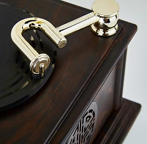 Tourne-Disque Bluetooth, Tourne-Disque Vinyle Vintage avec Haut-parleurs/CD/Cassette/Radio FM/USB et Enregistrement… - Les Beatles, Paul McCartney, John Lennon, RIngo Starr, George Harrison Tourne-Disque Bluetooth, Tourne-Disque Vinyle Vintage avec Haut-parleurs/CD/Cassette/Radio FM/USB et Enregistrement… – Image 4