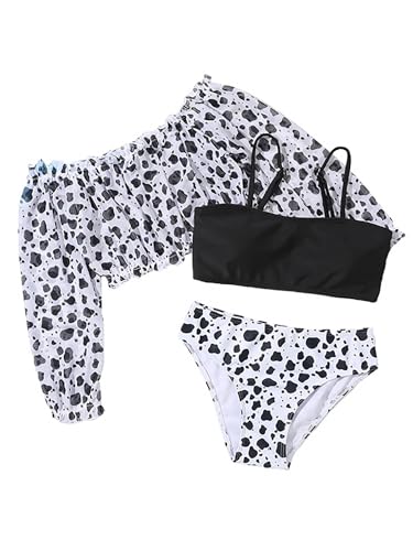 Choomomo Girls 3 Piece Bathing Suit Summer Beach Swimwear Beach Sports Tankini Set