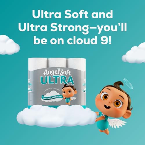 Angel Soft Toilet Paper, 36 Mega Rolls = 144 Regular Rolls, Ultra Soft - image 4