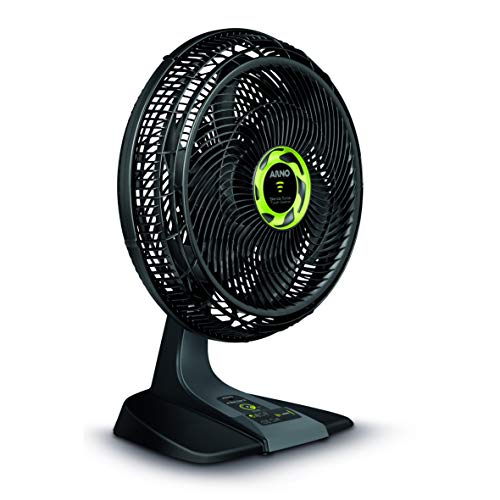 Ventilador Silence Force Touch Control, Arno, Cinza Chumbo/Verde Neon, 110V