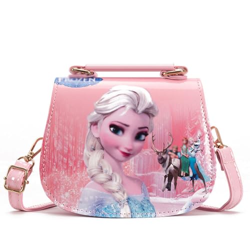 Gujey Bolso Bandolera Dibujos Animados, Mochila de dibujos animados de Frozen para niños, bolso de mensajero bolso lindo para niñas, bolso de hombro de Frozen(A) Gujey Bolso Bandolera Dibujos Animados, Mochila de dibujos animados de Frozen para niños, bolso de mensajero bolso lindo para niñas, bolso de hombro de Frozen(A)