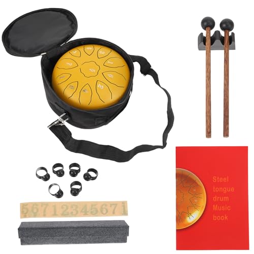 Tambor de lengua de acero carbono 8 pulg 11 notas ERINGOGO miniatura 1