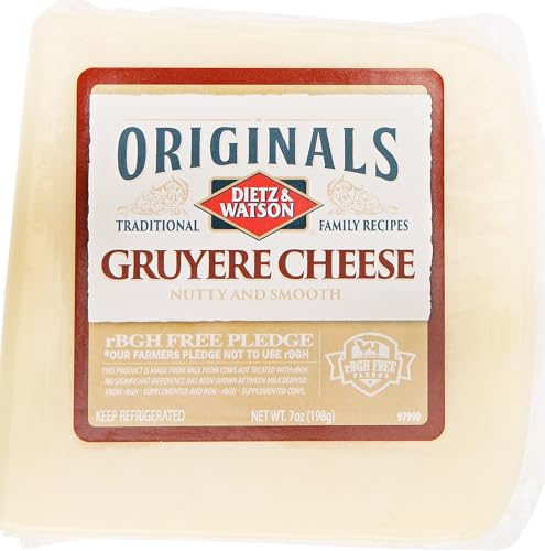 Dietz & Watson Originals German Gruyere Cheese Block, 7 oz