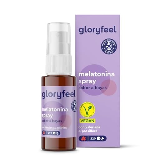 Melatonina Spray Bayas - Para dormir bien (110 noches) - Con Pasiflora, Valeriana, Melisa, Lavanda, Vitamina B6 y B1 - Tranquilizante natural para un mejor sueño - Sin alcohol, Sin azúcar, 30 ml