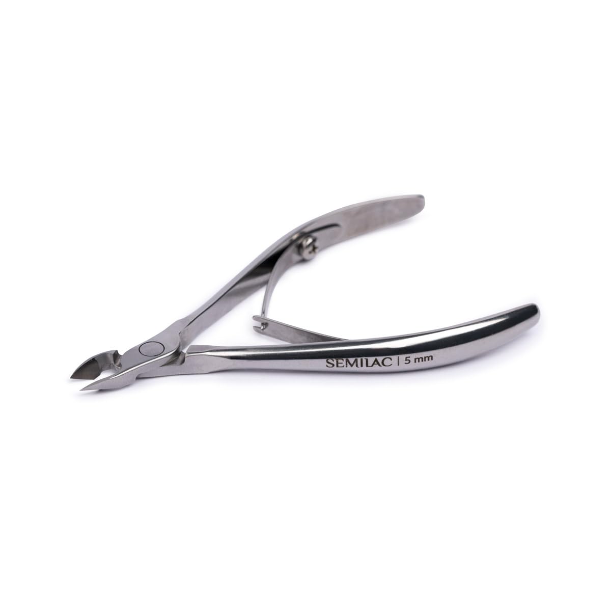 Semilac Hautzange 5 mm – Präzise Nagelhautzange aus Chirurgischem Edelstahl – Hochwertiges Nagelwerkzeug für Maniküre & Pediküre – Hautschneider für Nagelhaut – Rostfrei & Scharf