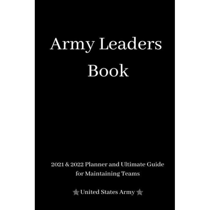 Buy Army Leaders Book Military Notebook NCO Creed Soldiers Creed