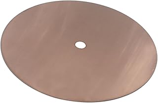 Luo ke 6" x 1/2'' Arbor Copper Disc Master Base Lap Plate, Copper Flat Lap Disk for Flat Abrasive Wheels/Backer-Disc/Slant Cabber Polishing Machine