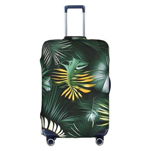 Housse de bagage de voyage tropicale blanche protection valise extensible Medium