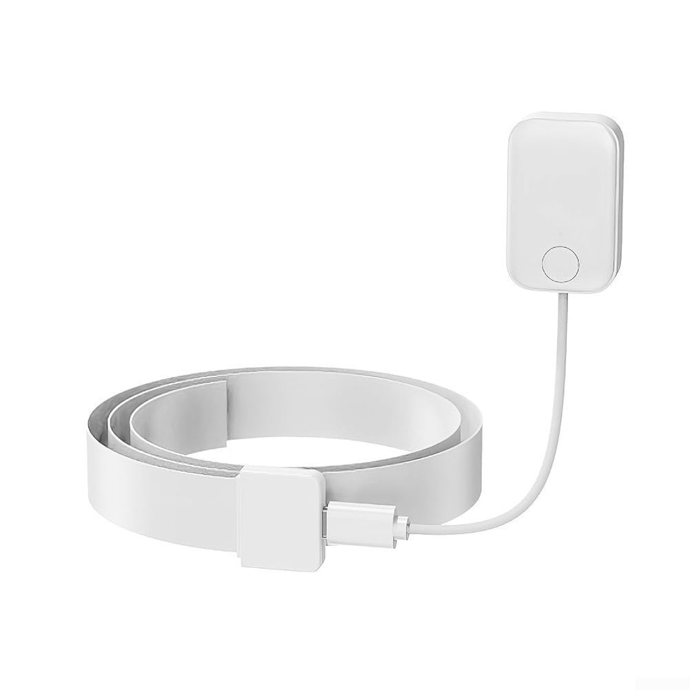 Drucksensor mit einstellbarer Empfindlichkeit und zuschneidbarem Druckstreifen zur Erkennung von Personen und Objekten, BLE-fähig für Smart Home Automatisierung, weiß(180cm)