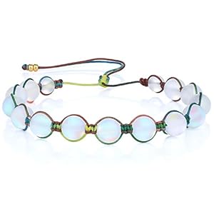 KANYEE Bracelets De Perles Lune Bracelet Rang Coloré Bracelets De Corde Faits à La Main pour Femmes – 23G