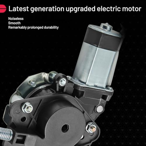 Image of BDFHYK 741-556 Power Window Regulator with Motor Front Left for 2001-2004 Grand Cherokee Power 2001 2002 2003 2004 01 02 03 04