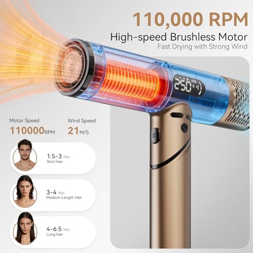 Professional Ionic Foldable Hair Dryer — lifestyle photo