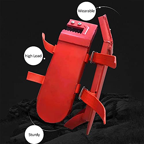 Column Climber Steel Column Climbing Shoes, Climb Quick/Stand Firm/Work Iron Shoes I-Beam Climbing Shoe Column Climbing Device Lets Works Climb Up and Down Steel Columns4