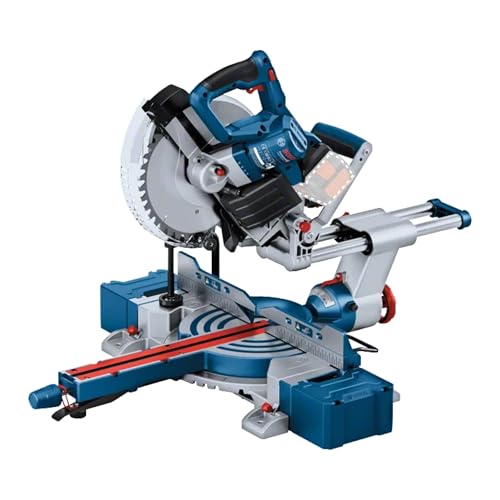 Bosch PRO Sierra de inglete y corte transversal GCM 254 D (incl. 1x hoja de sierra, 1x bolsa para polvo, 1x tope de longitud, 1x abrazadera, 1x llave hexagonal, 1x plantilla de calibración)