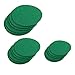 Aymzbd 6 Pieces Air Hockey Table Pushers Replacement Pads Green, L