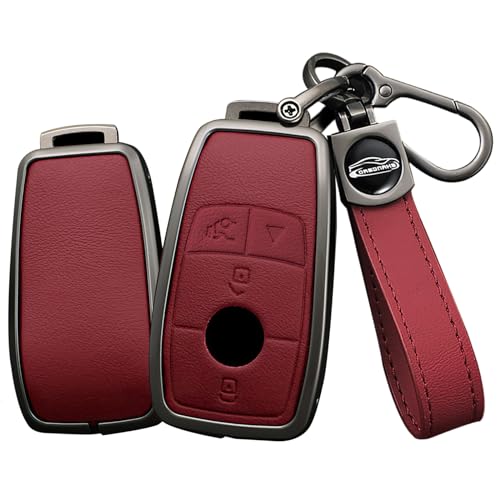Coque de protection en cuir pour clé Mercedes Benz : l'élégance du cuir véritable sur mesure