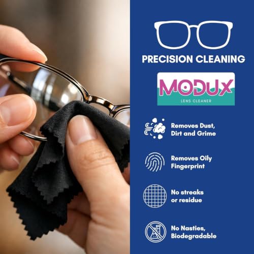 Image of LENS CLEANER for Spectacles, Eyeglasses, Sunglasses, Camera Lenses and Binoculars (2 Bottle with 2 Cloth)