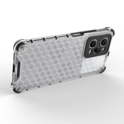 Image of Glasgow Back Case Cover Designed for [ Poco X5 Pro 5G ] (Stylish Look | Shock Proof) - Transparent