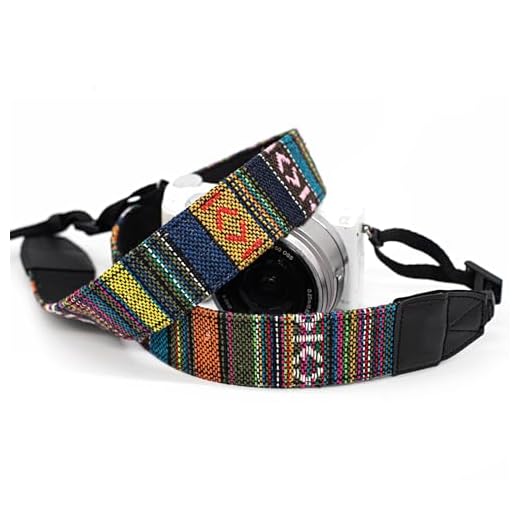 Eggsnow Camera Shoulder Neck Strap Vintage Belt for All DSLR Camera(Nikon Canon Sony Pentax etc) - Multi