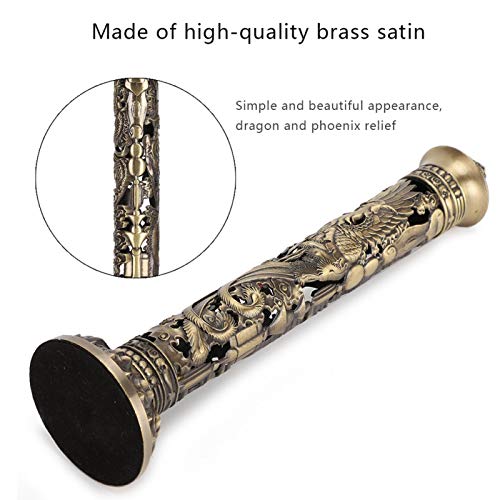 Pssopp Incense Stick Burner, Bronze Tone Dragon Incense Stick Holder, Vertical Incense Stand Craft Ornaments Tea Room Decoration #TOP3